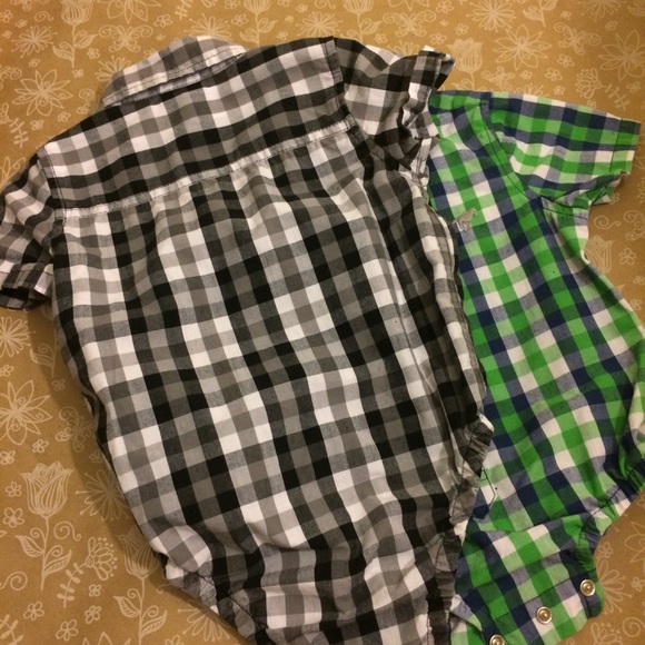 Baby pair of bodysuit plaid - Picture 3 of 7